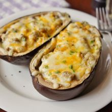 米ナスの豆乳味噌グラタン
