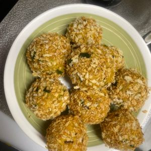 さやの作ってみた!投稿(揚げずにヘルシー【かぼちゃチーズコロッケ】)