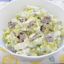 【春キャベツとレーズンのクリームコールスロー】時短で濃厚＆旨