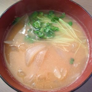 たりおの作ってみた!投稿(かいわれ大根の美味しい食べ方😋1位✨お味噌汁🤤🌱)