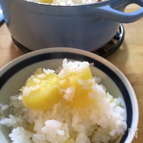 シンプル　さつまいもご飯