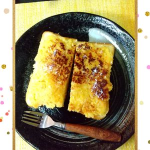 チョロリスの作ってみた!投稿(【漬け込まないフレンチトースト】すぐ食べれて中までしみしみ♪)