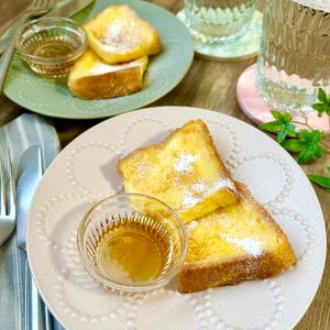 のりのり🐾🎀🤍の作ってみた!投稿(思い立ったらすぐに食べられる【時短フレンチトースト】)