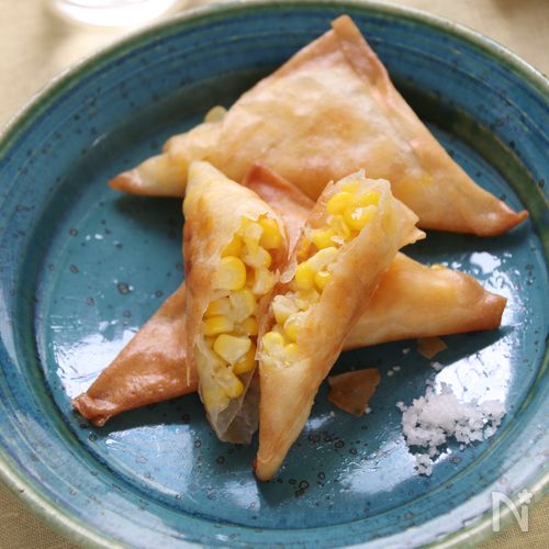 【とうもろこしの春巻き】毎日おいしい健康レシピ!