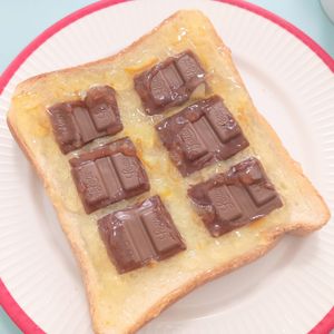 milkの作ってみた!投稿(この組合せはクセになる!オレンジ焼きチョコトースト)