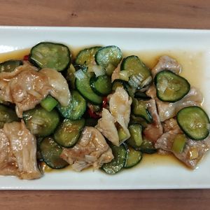 ゆの作ってみた!投稿(さっぱりポリポリが美味しい！豚肉ときゅうりの南蛮漬け)