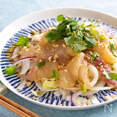 おうちでごちそう中華！鯛の中華風カルパッチョ