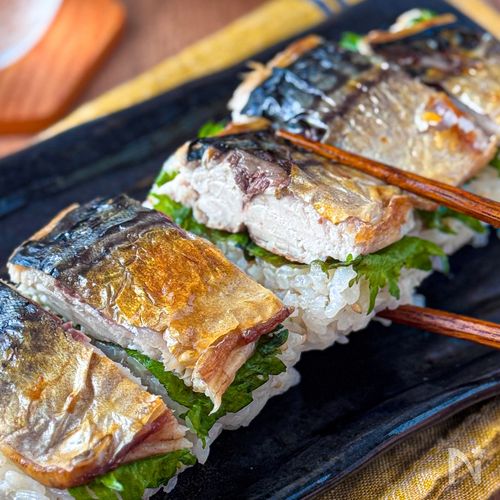 焼いてのせるだけ◎家族に褒められる【焼きサバ寿司】