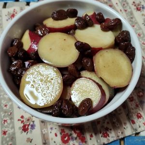 M＊Pの作ってみた!投稿(煮るだけ簡単！【さつまいもとレーズンのレモン煮】お弁当に◎)