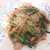 milkの作ってみた!投稿(豚バラごぼうとにらのにんにく醬油炒め【作り置き】)