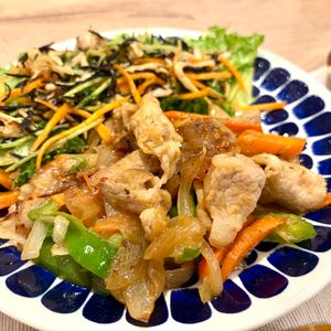 黒柴なこの作ってみた!投稿(【我が家の生姜焼き】激うま！！お肉柔らか♡ご飯が進む！)