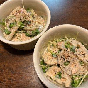 なつの作ってみた!投稿(【レンチン★】しゃきしゃき蓮根と貝割れのツナマヨサラダ)