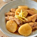 【5分で味しみ♪手羽中と長芋の甘辛煮】ホクホク食感で腸活に◎