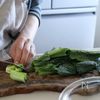 【2分副菜】忙しい日でもさっと作れる小松菜のポン酢和えの工程1