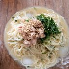 コク旨ハマる！ツナと大葉みそのぶっかけそうめん