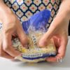 【材料たった４つだけ！包丁いらず！】もやしお好み焼き風の工程1