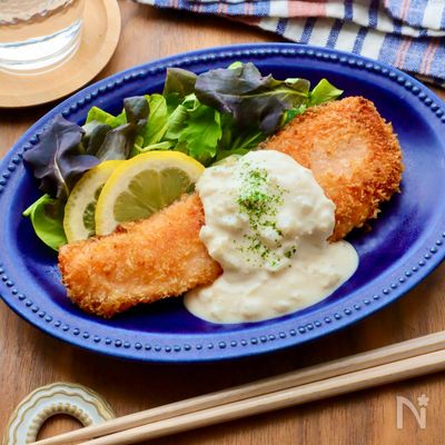 バッター液不要！お手軽サーモンフライとヘルシータルタルソース