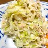 momoの作ってみた!投稿(箸が止まらない【千切りキャベツのにんにくごま油和え】)