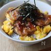 ワンパンで作る！チキンてりたま丼の工程5