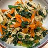 くだもの大好き🧡の作ってみた!投稿(【レンジで4分!ささみと野菜のごま和え】栄養たっぷり♡)