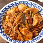 白米進む【鶏むね肉のケチャップ炒め】しめじと玉ねぎでかさまし