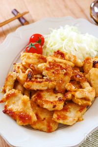 鶏むねで♡【ガーリック味噌マヨチキン】ご飯が進む！お弁当にも