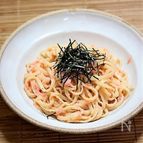 家族に人気のパスタ3品「明太マヨパスタ」③