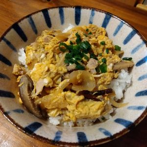 teyon🩵の作ってみた!投稿(【とろたま親子丼】味付け簡単！めんつゆで作る♪)