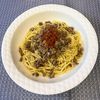 𝔂𝓾𝓶𝓲🍓の作ってみた!投稿(ピリッと美味しい!ひき肉と長葱のパスタ 柚子胡椒風味)