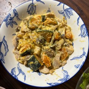 ぽんえりの作ってみた!投稿(ワンパン10分！【鶏肉×かぼちゃクリーム煮】生クリーム不要♩)