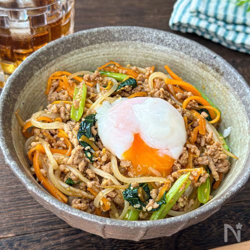 100万再生!【ワンパンビビンバ丼】