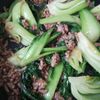 翔ママの作ってみた!投稿(食欲そそる！チンゲン菜の肉味噌炒め)