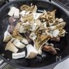 牛肉とキノコのだし醤油炒めの工程2