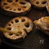 蓮根と鶏のじりじり焼きの工程4