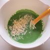 【ほうれん草と米粉のポタージュスープ】甘味たっぷりレンジ調理の工程3