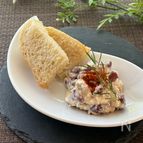 チーズと豆腐で作る大正金時豆の白和え