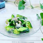 昆布ジャムとレモンできゅうり即席漬け