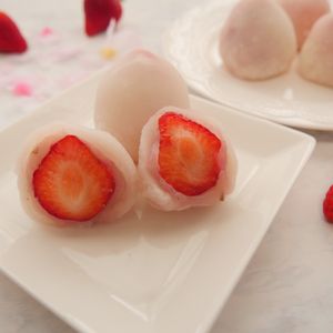 YUの作ってみた!投稿(レンジで簡単❣️ いちご大福🍓)