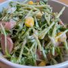 まゆのの作ってみた!投稿(豆苗と魚肉ソーセージのヨーグルト和え【#簡単 #栄養満点】)