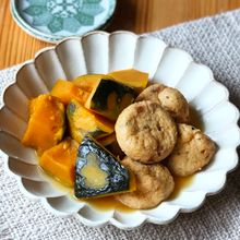 かぼちゃとがんもどきの煮物