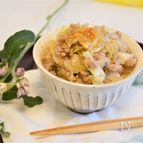 やみつき！ミンチとキャベツの のっけ丼