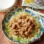 『ごまみそダレがご飯すすむ♡』揚げ豚のごまみそ和え