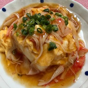 ゆっこの作ってみた!投稿(【天津飯風あんかけ冷奴】とろ〜り♡簡単満足な節約副菜!)