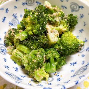 チョビの助の作ってみた!投稿(腸活にも♡【ブロッコリーの塩麹ナムル】)