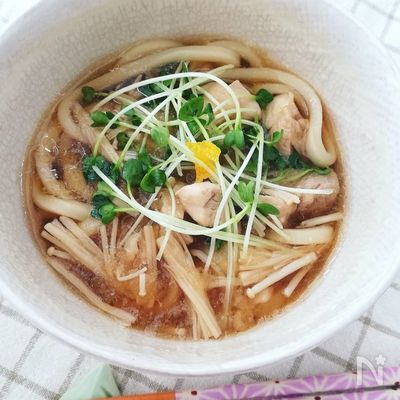 大根おろしたっぷりと☆体温まるみぞれうどん