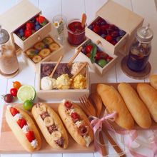 コッペパン屋さんみたいな☆コッペパンオープンサンド
