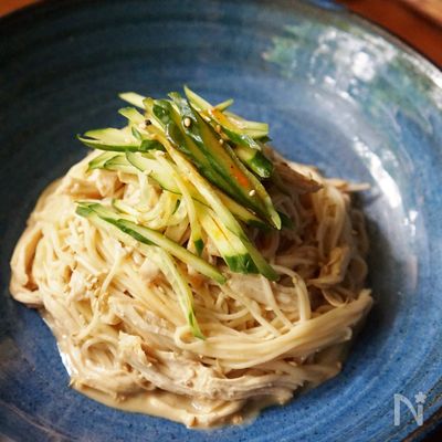 棒棒鶏風そうめんサラダ