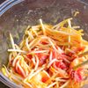 もやしと豚こまの絶品お好み焼き風 小麦粉不要・包丁不要・節約の工程2