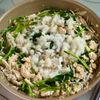 1品で栄養◎鶏むねひき肉とほうれん草のみぞれあん【ワンパン】の工程2