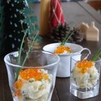 パーティにも♪ちょっと和風のイクラのせ味噌クリームポテト